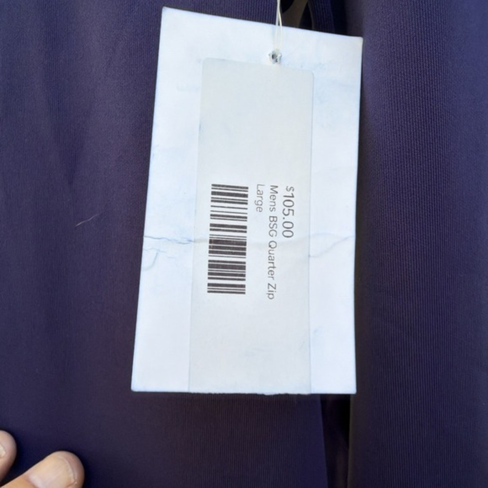 Boston Scott Golf Large Blue 1/4 Zip Pullover. NWT $105. 723 - Picture 7 of 14